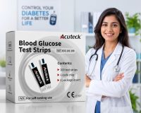 Acuteck Blood Glucose Test Strips (25, 50 & 100 Pack) – Highly Sensitive Sensor