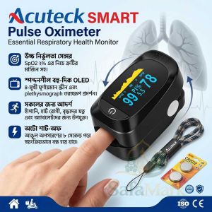 Acuteck Fingertip Pulse Oximeter – Accurate SpO2 Oxygen & Pulse Monitor